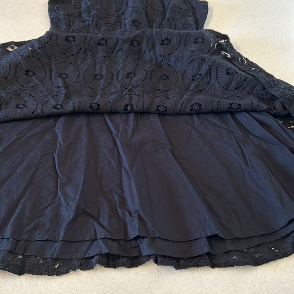 BB Dakota Black Lace Dress 👗 Fit & Flare Mini Sleeveless Cocktail Party Dress - Picture 9 of 15